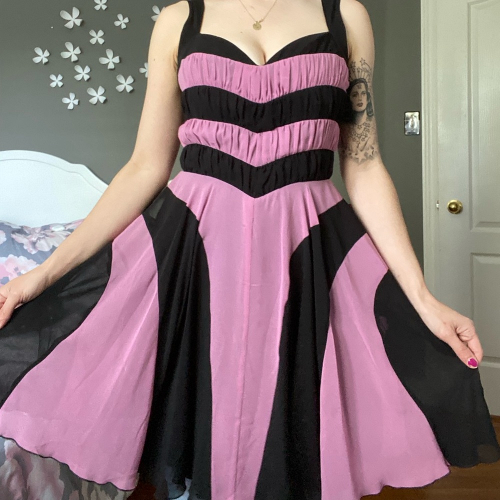 Silk Chiffon Cocktail Dress